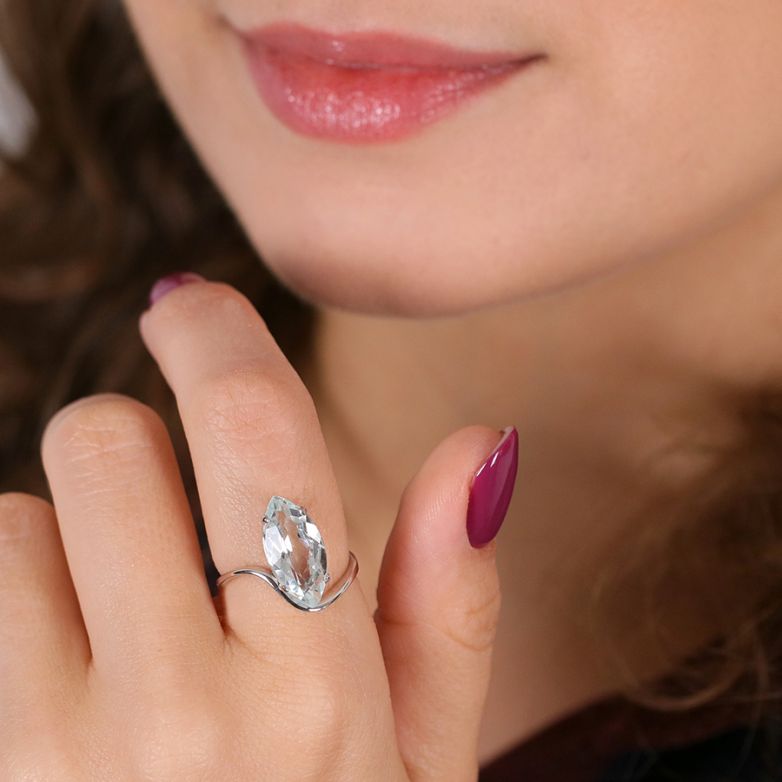 3.28-carat Aquamarine Ring,...