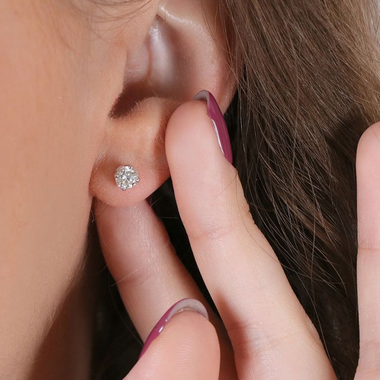 0.70-carat diamond...