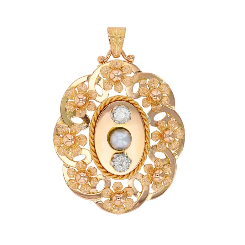 Vintage diamond pendant...