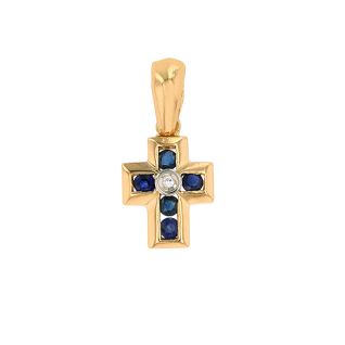 Cross with 0.20-carat...