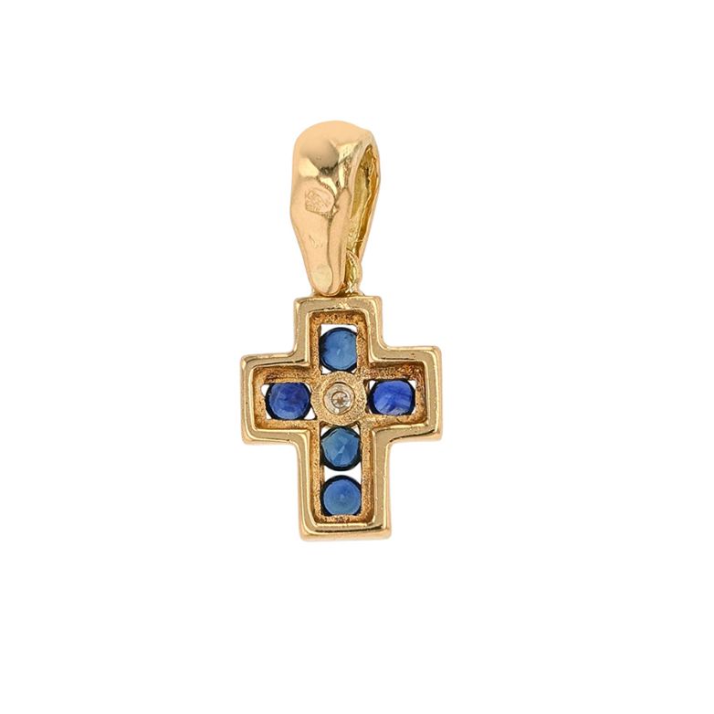 Cross with 0.20-carat...