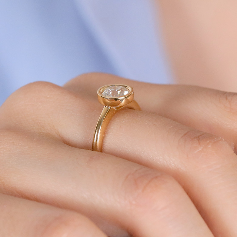 1.15-carat diamond...