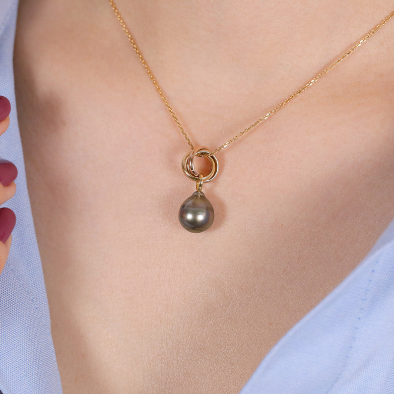 Tahitian Pearl Pendant,...