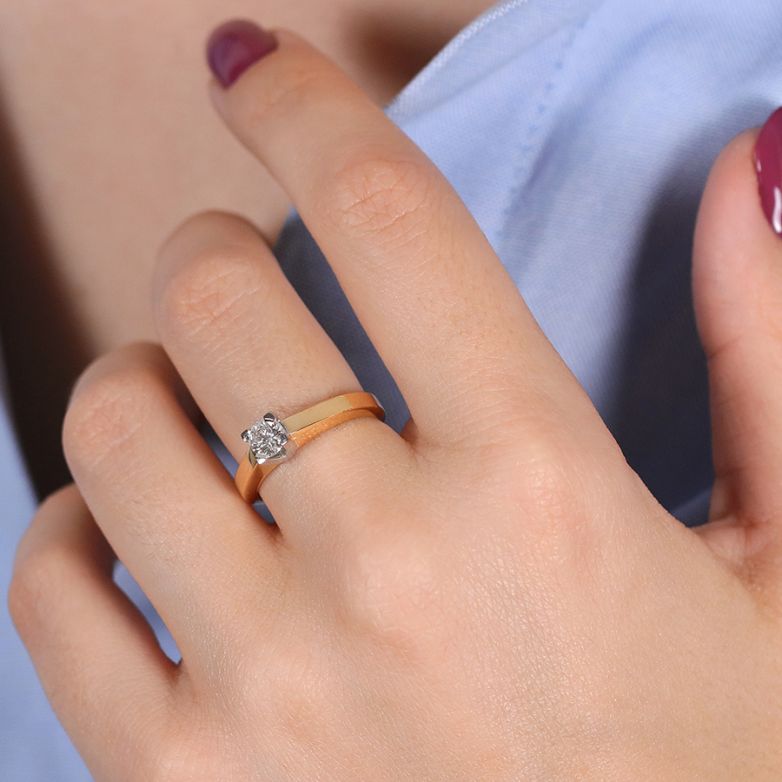0.38-carat diamond...