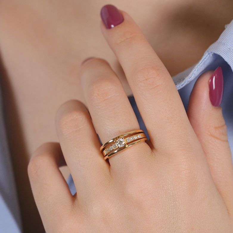 0.28-carat Diamond Ring,...