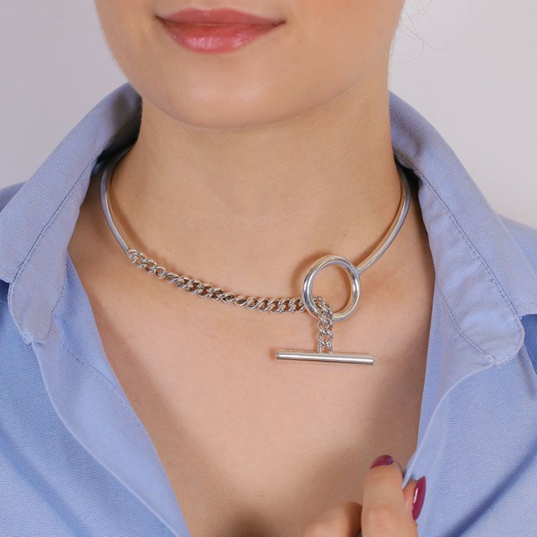 HERMÈS Croisette Silver...