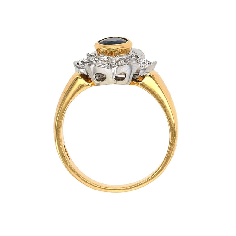 Sapphire ring, 0.62 carats,...