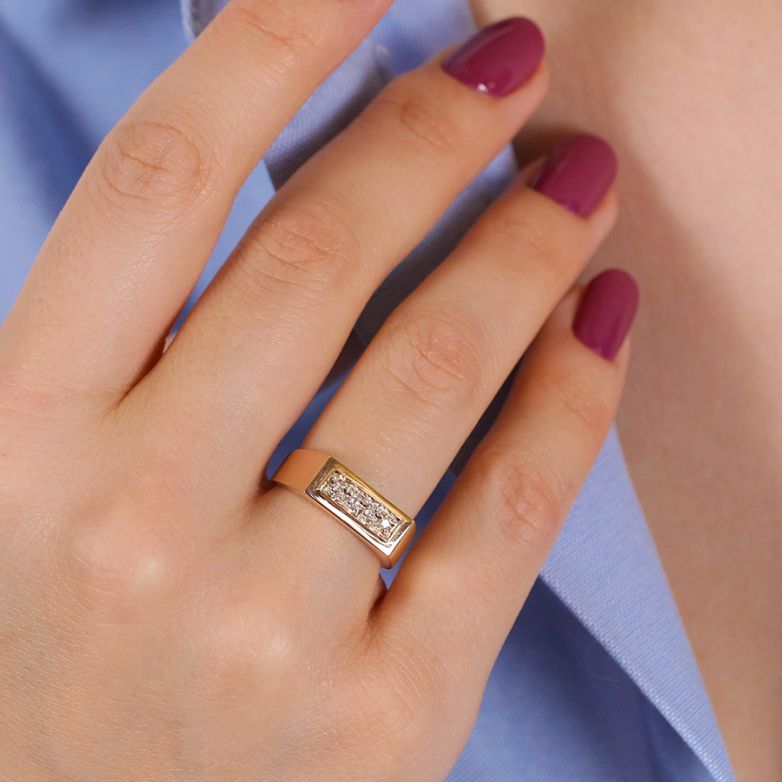0.06-carat Diamond Ring,...