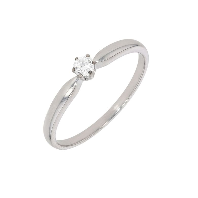 0.10-carat diamond...
