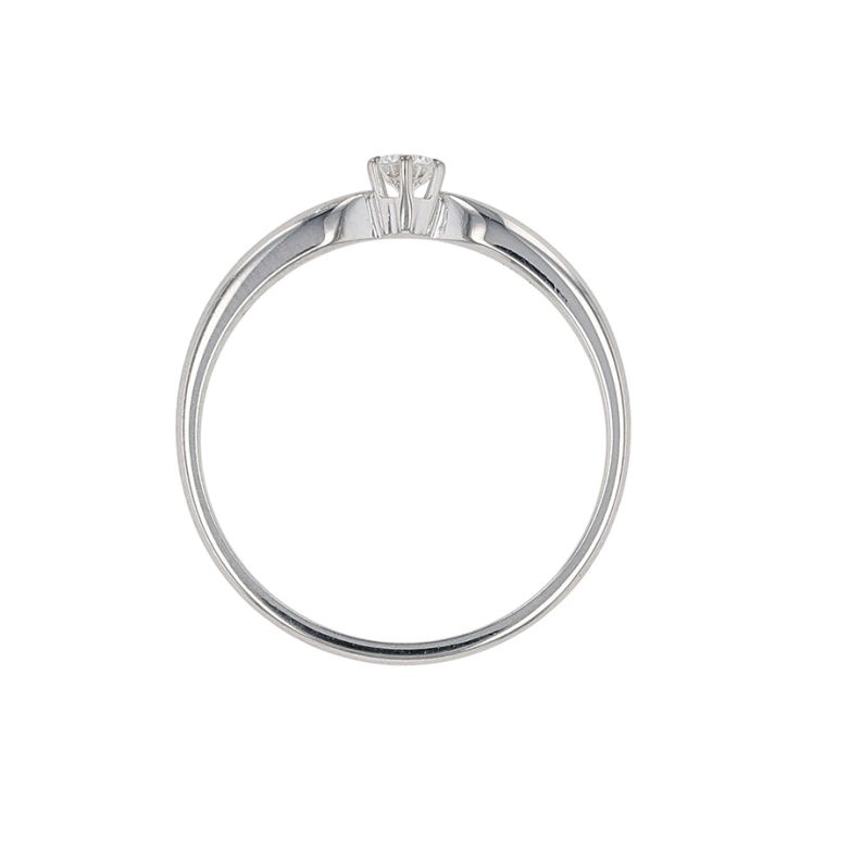 0.10-carat diamond...