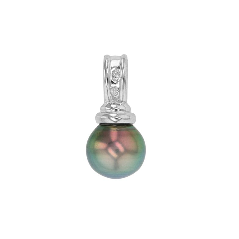 Pearl and Diamond Pendant,...