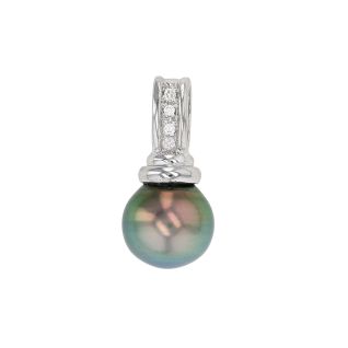 Pearl and Diamond Pendant,...