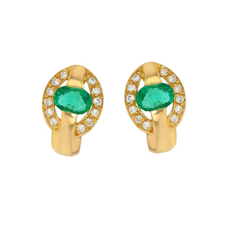 Earrings with 0.52-carat...