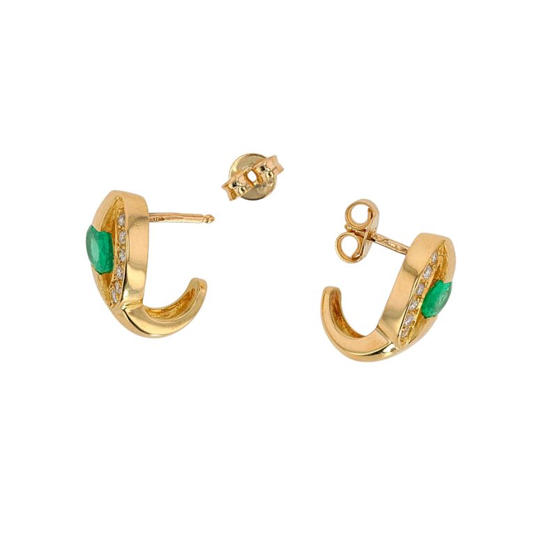 Earrings with 0.52-carat...