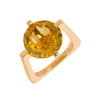Vintage citrine ring, 6.95...