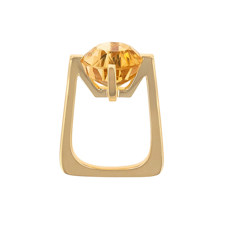 Vintage citrine ring, 6.95...