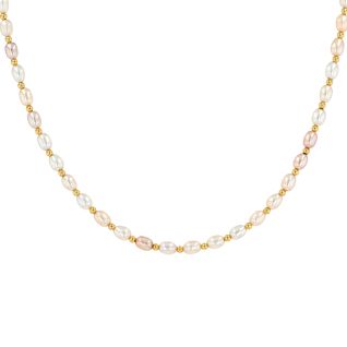 9.59g Yellow Gold Pearl...