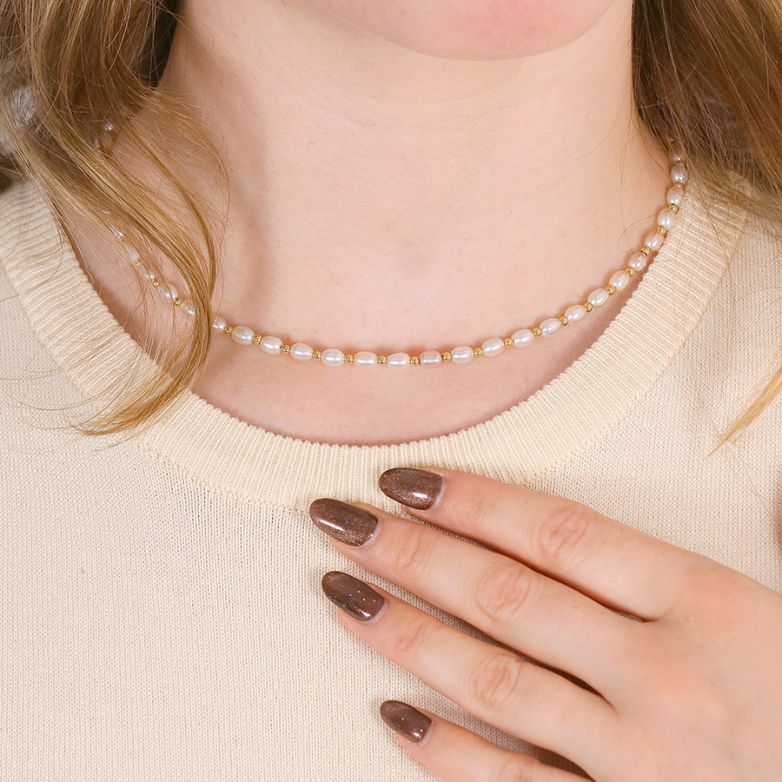 9.59g Yellow Gold Pearl...