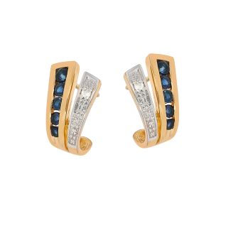 Earrings with 0.20-carat...