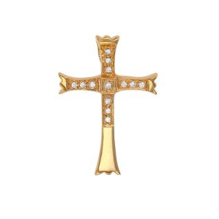 0.008-carat diamond cross,...
