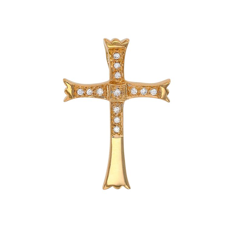 0.008-carat diamond cross,...