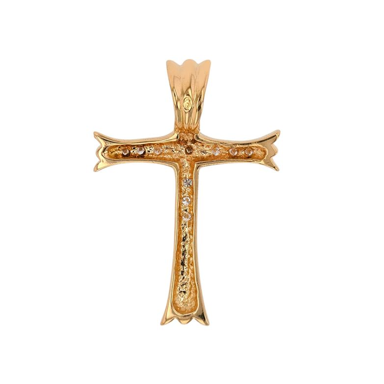 0.008-carat diamond cross,...