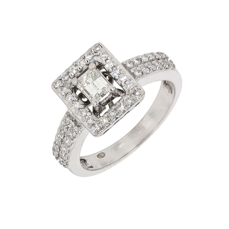 0.42-carat diamond ring,...
