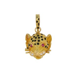 Pendentif vintage panthère...
