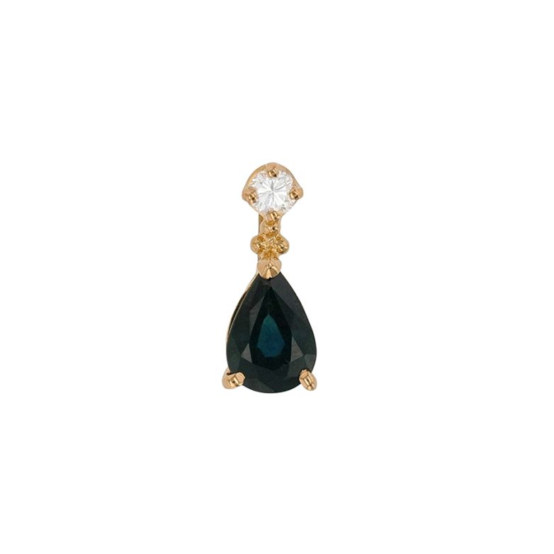0.45-carat sapphire and...