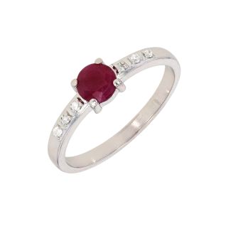 0.47-carat ruby and...