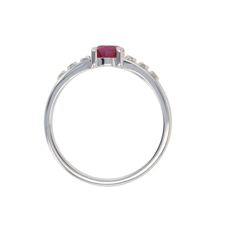 0.47-carat ruby and...