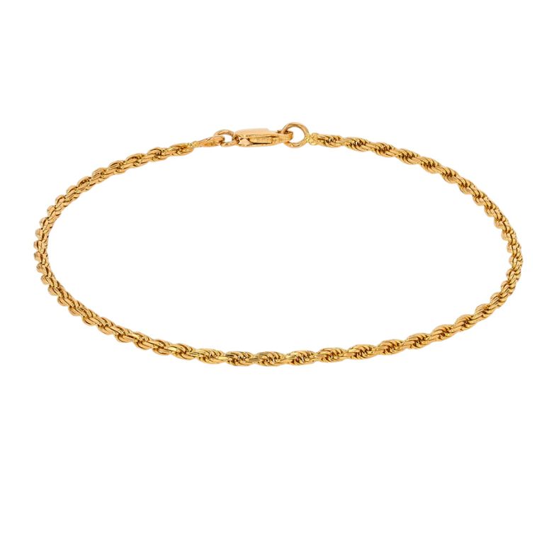 Yellow Gold Rope-Link...