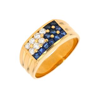 Ring with 0.66 carats of...