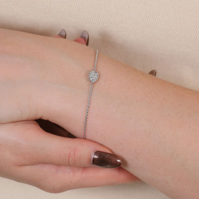 Bracelet diamants 0.12...