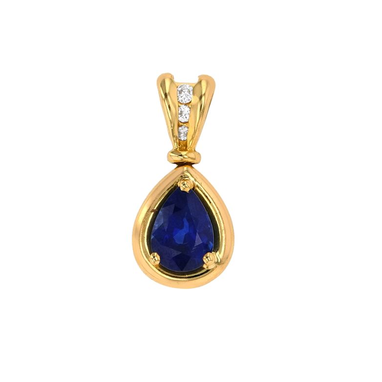 1.22-carat sapphire and...
