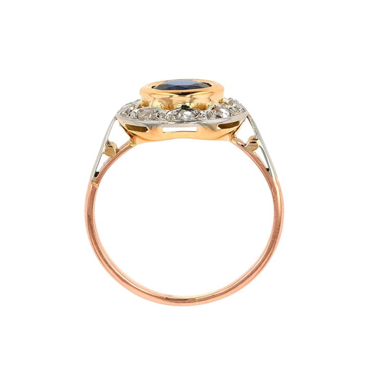 Vintage sapphire ring with...