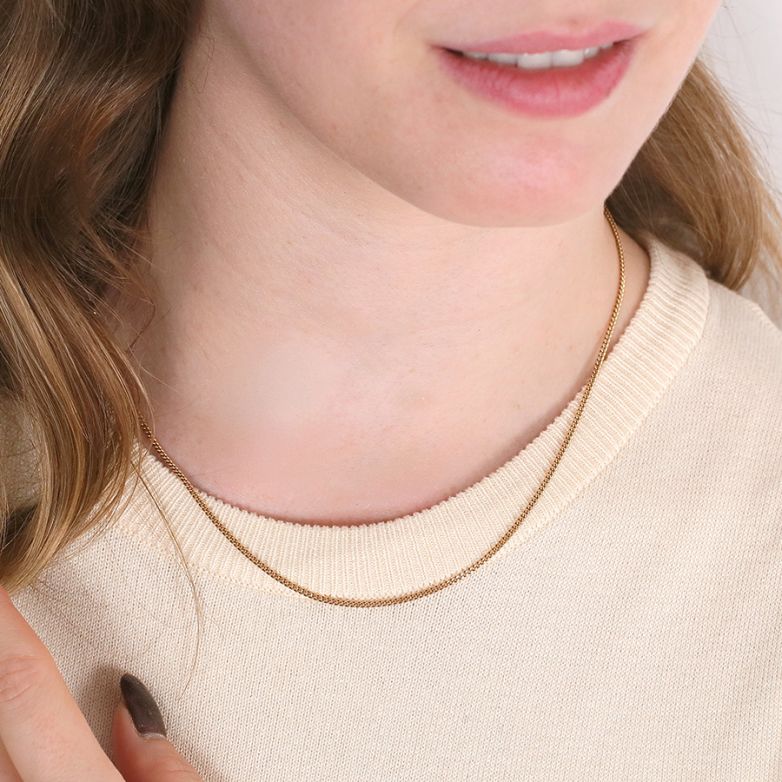 Yellow Gold Cuff Chain, 5.46 g