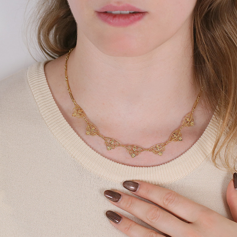 Vintage yellow gold...