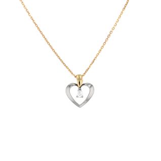 0.06-carat diamond heart...