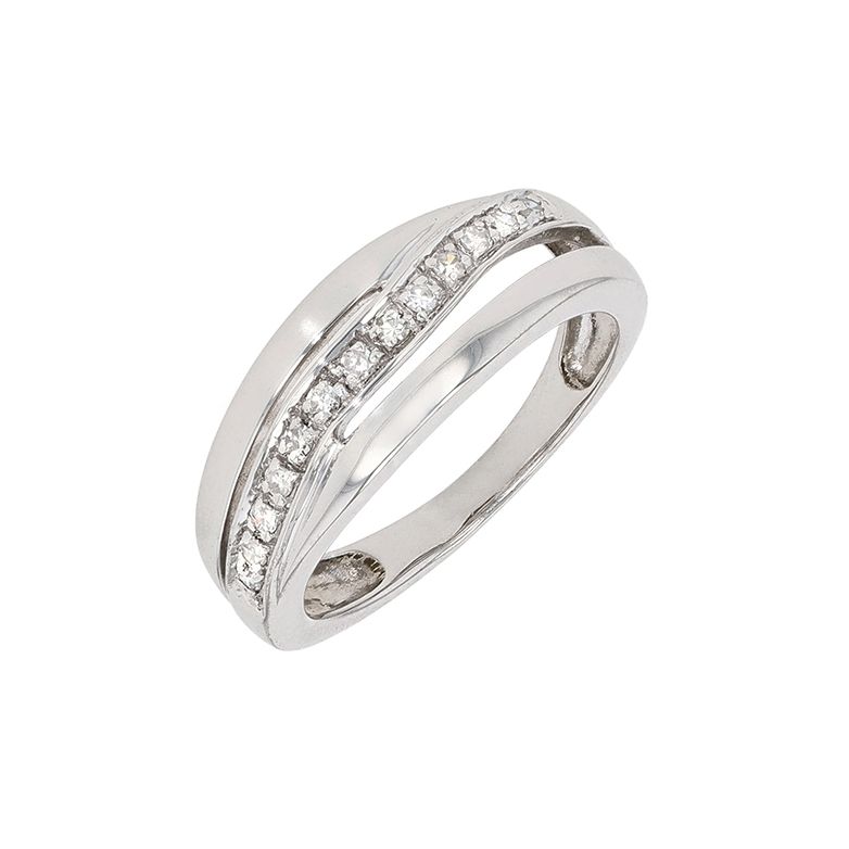 0.13-carat Diamond Ring,...