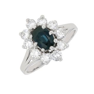 1.18-carat sapphire daisy...