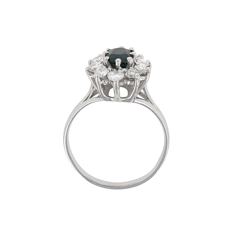 1.18-carat sapphire daisy...