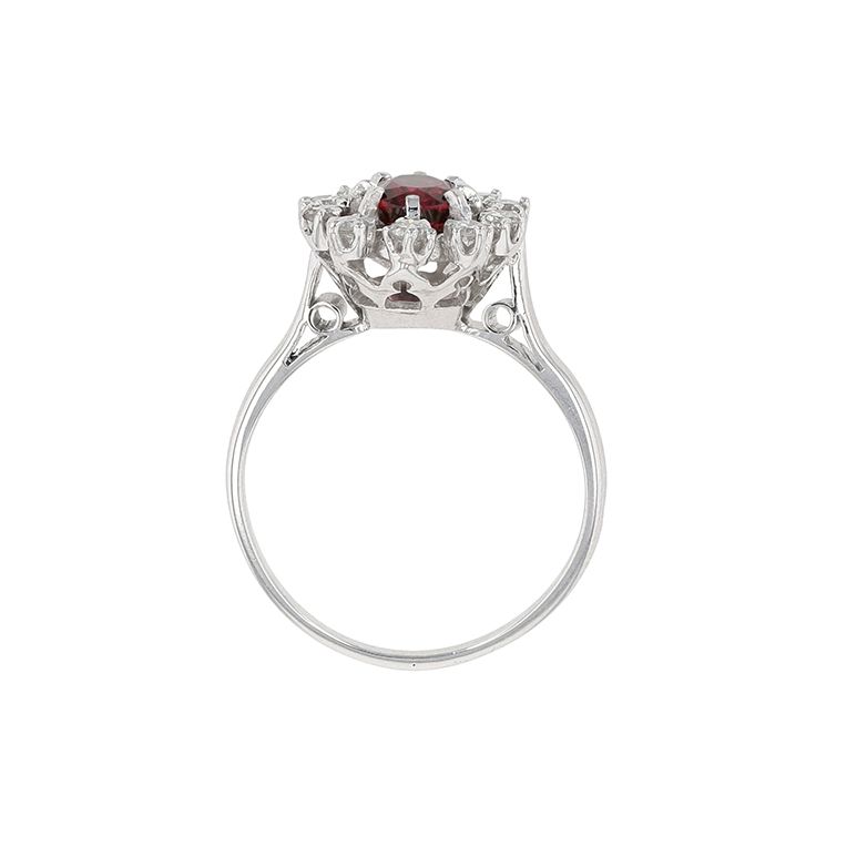1.21-carat garnet and...