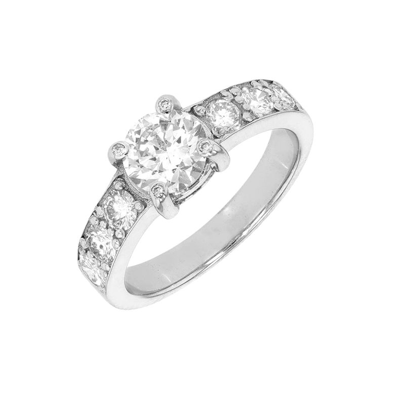 1.46-carat diamond...