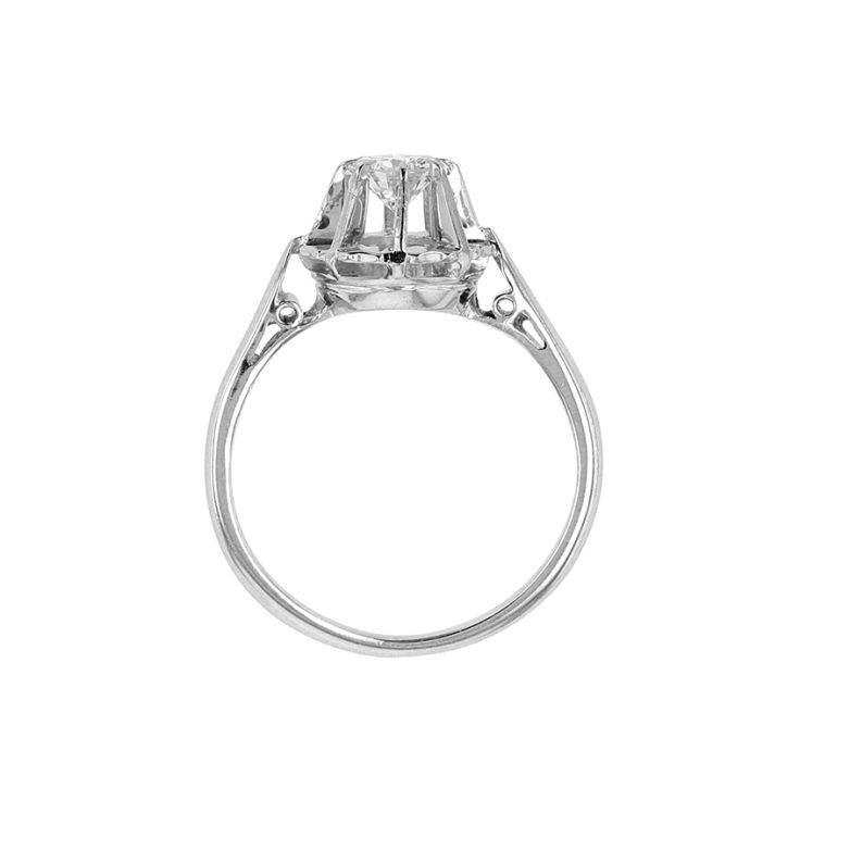 Vintage solitaire ring with...
