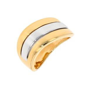 Two-Tone Gold Ring, 7.01 g