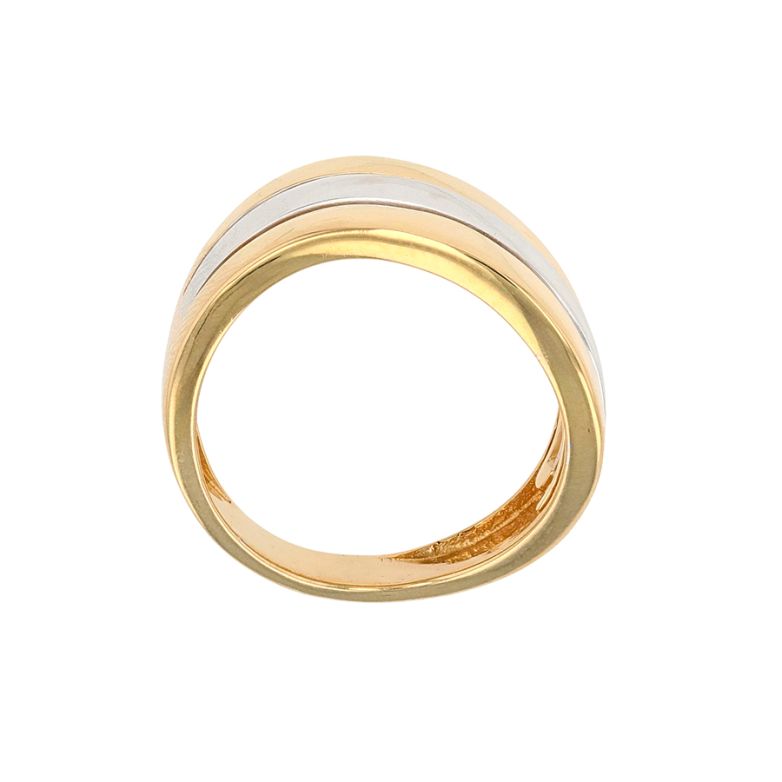 Two-Tone Gold Ring, 7.01 g