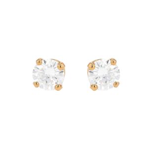 0.60-carat diamond earrings...