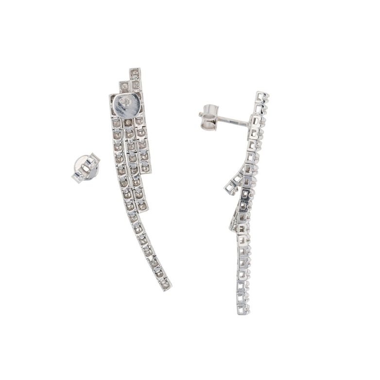0.74-carat diamond earrings...