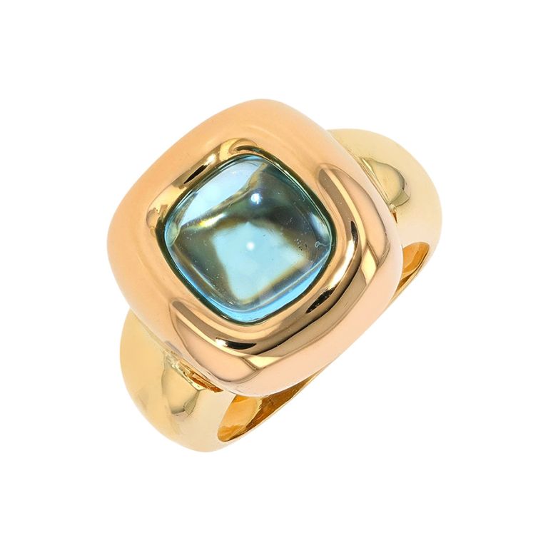 5.85-carat topaz ring,...